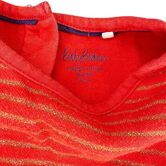 Baby Boden Christmas Applique Tulle Dress Size 18-24 Months - Picture 5 of 5